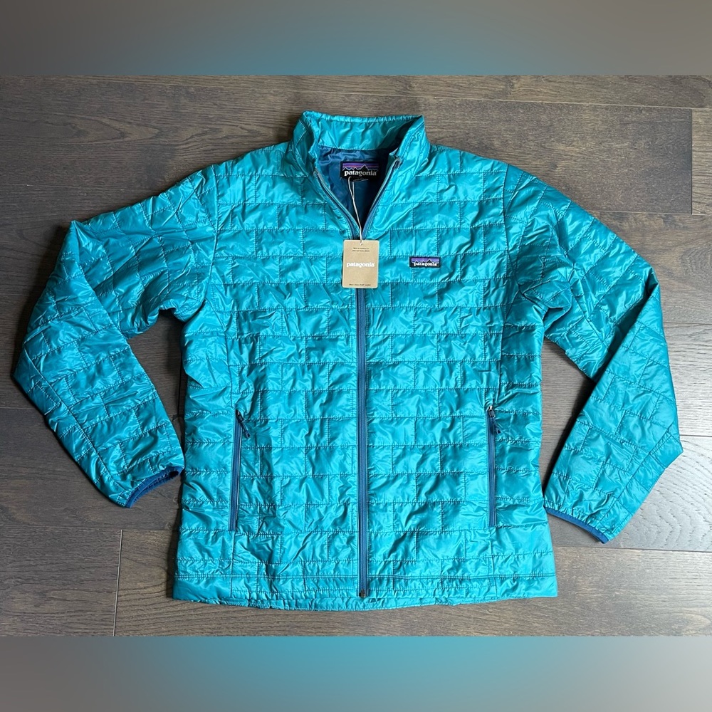 Patagonia Men's Nano Puff® Jacket - NWT - Size L - Belay Blue